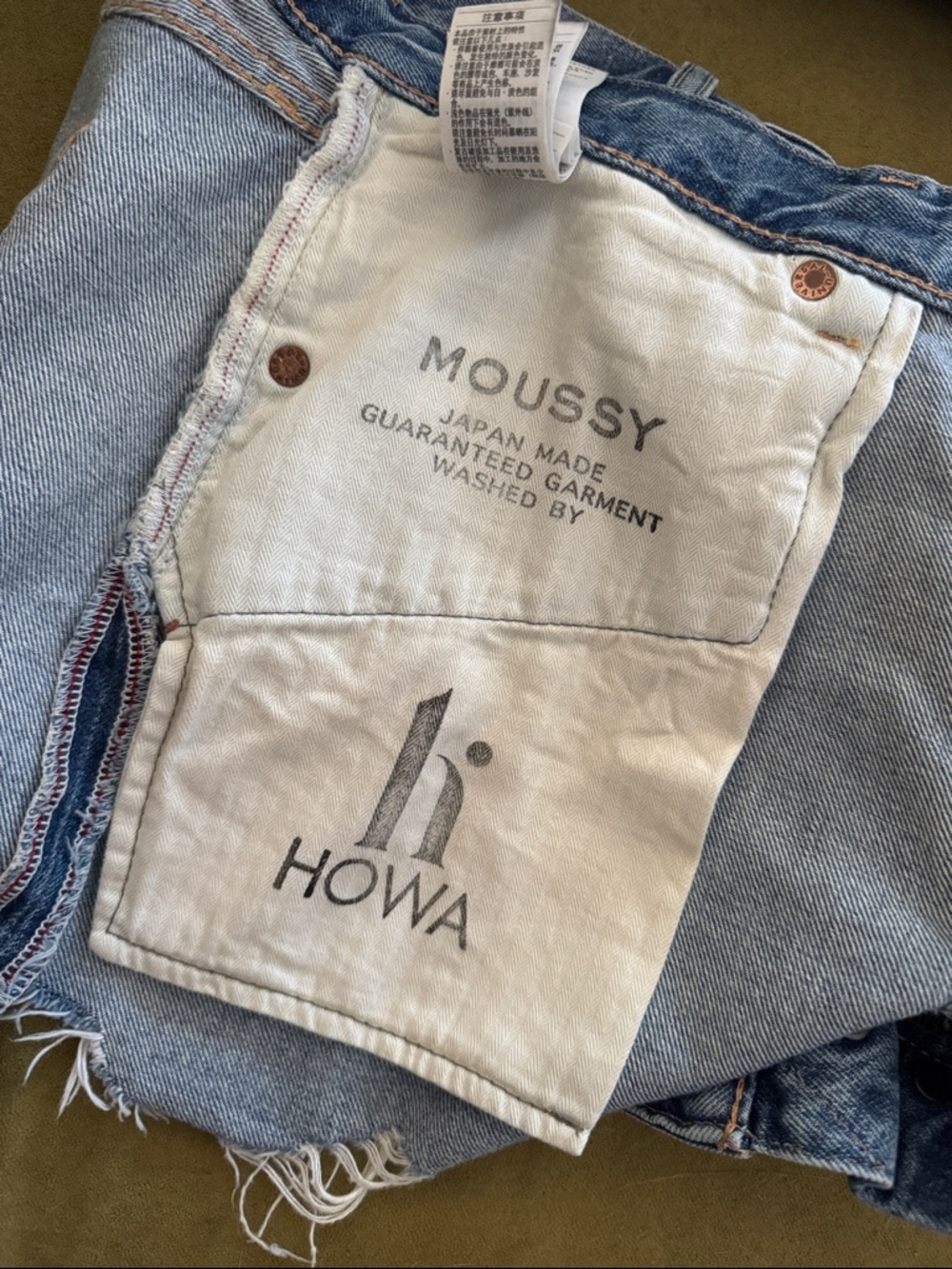 Moussy Vintage Shirley Shorts in Light Blue Size 30 EUC 139 - Picture 7 of 9